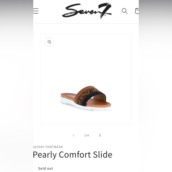 Seven7 leopard slides - Picture 2 of 5